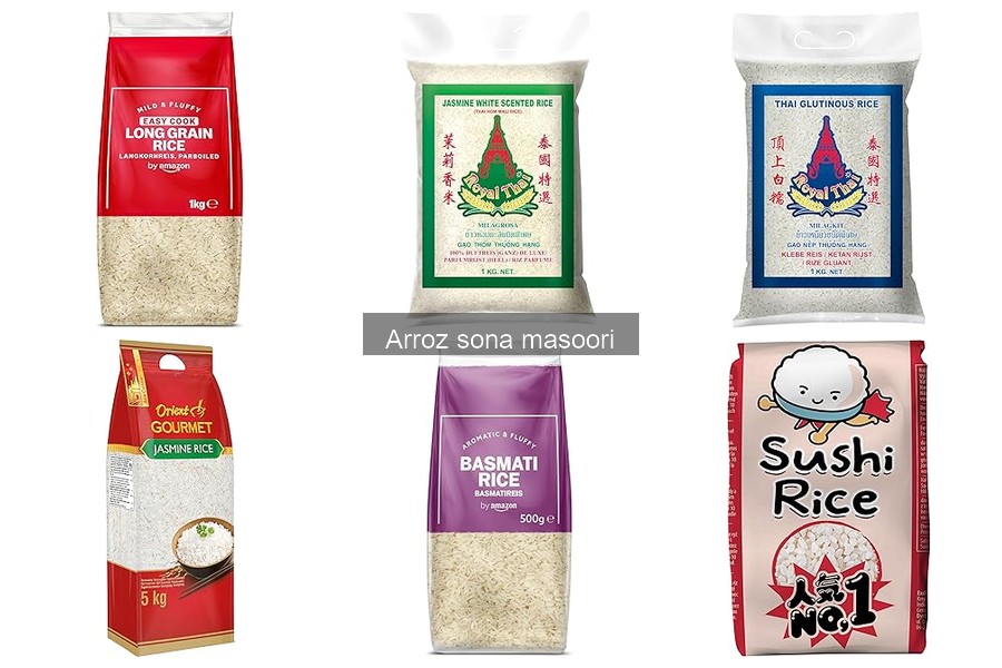Comparativa: Arroz Sona Masoori vs. Otros Arroces