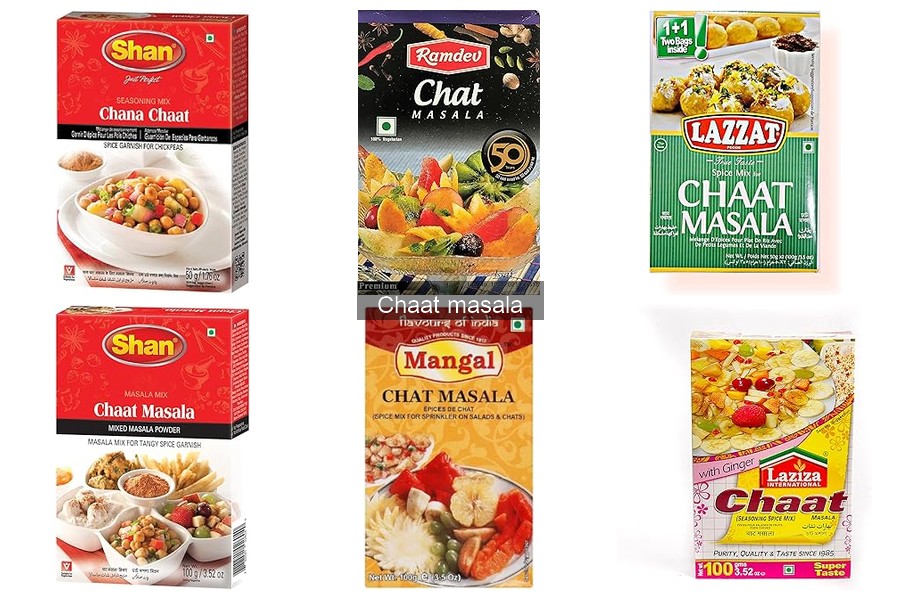 Comparativa: Chaat Masala vs. Otras Especias Populares