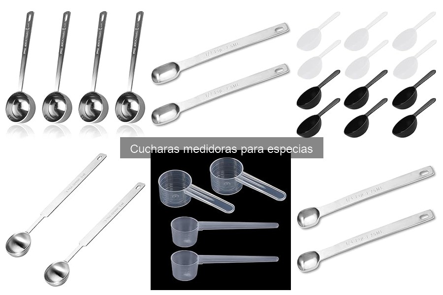 Comparativa: cucharas medidoras de plástico vs metal