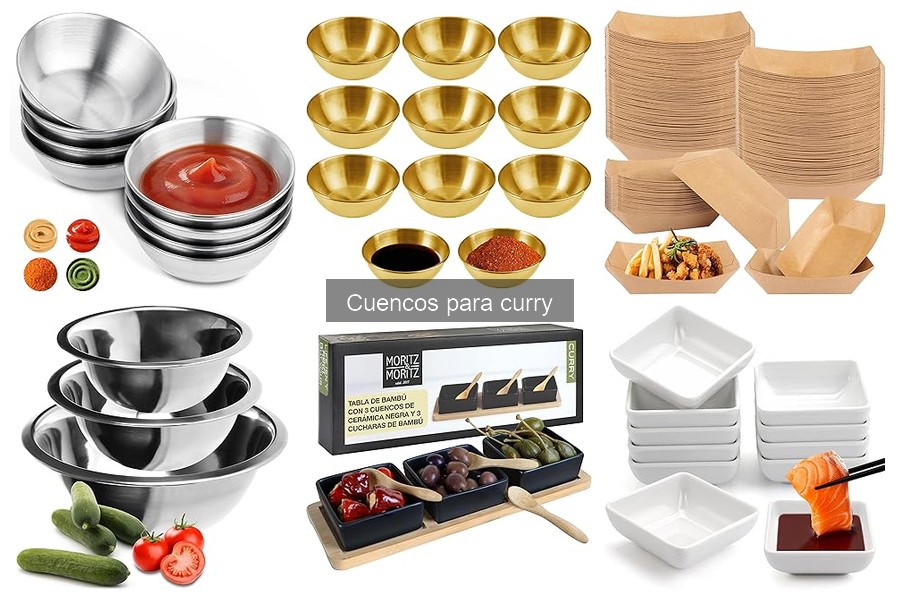 Comparativa: Cuencos para curry de cerámica vs. acero inoxidable