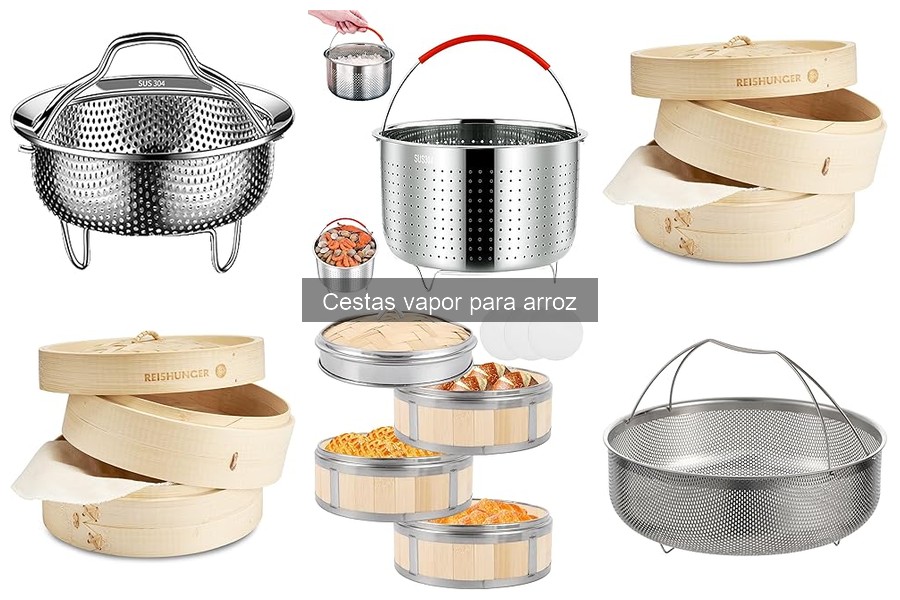 Comparativa de cestas vapor para arroz: mejores marcas y precios