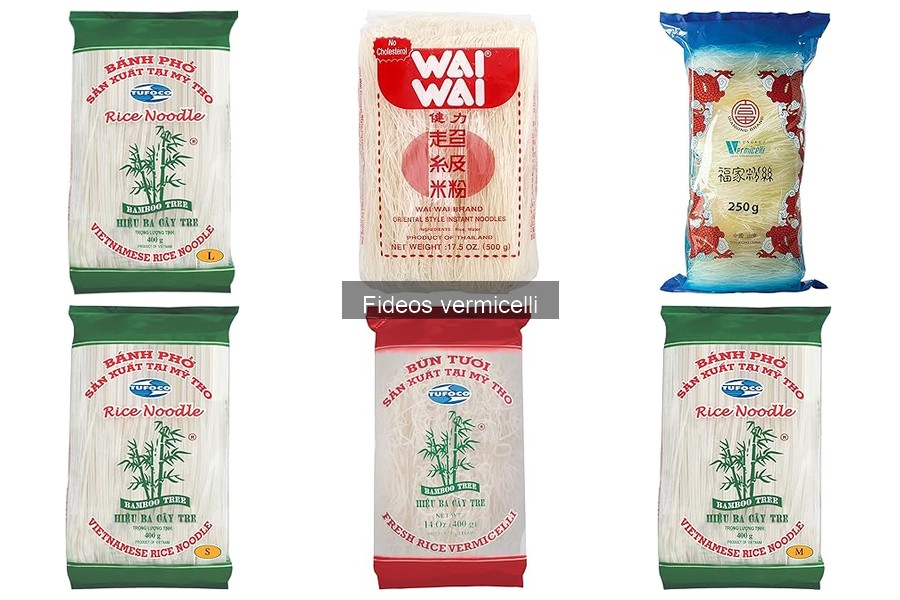 Comparativa de fideos vermicelli: Mejores marcas y precios