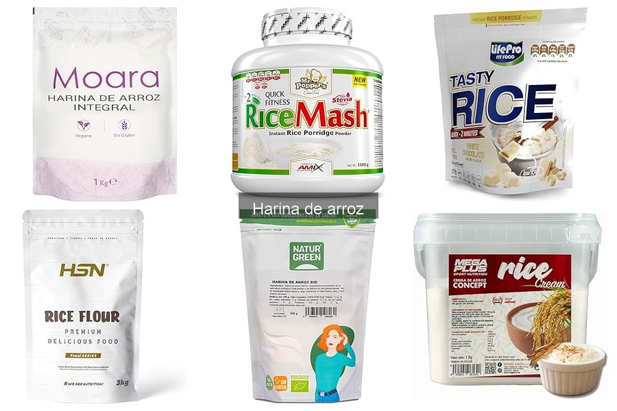Comparativa de Harina de Arroz vs Otras Harinas Sin Gluten