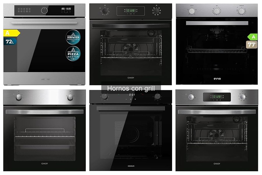 Comparativa de hornos con grill y hornos convencionales