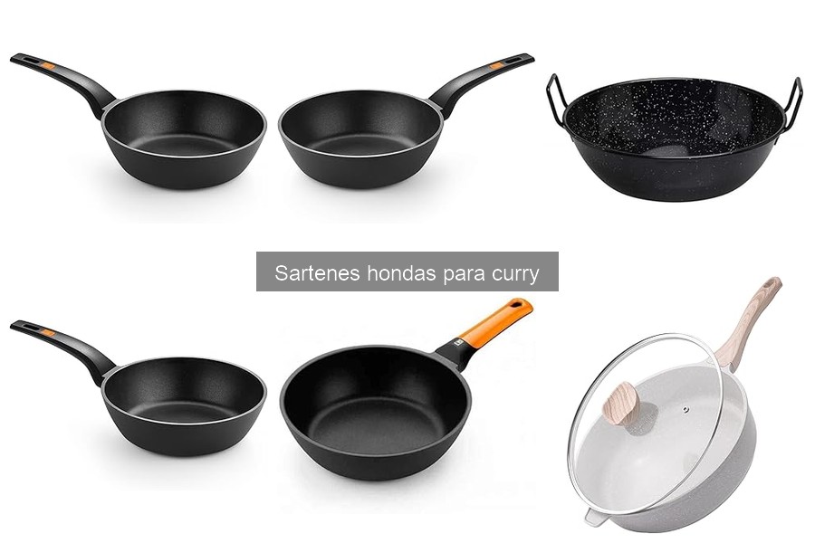 Comparativa de materiales de sartenes hondas para curry