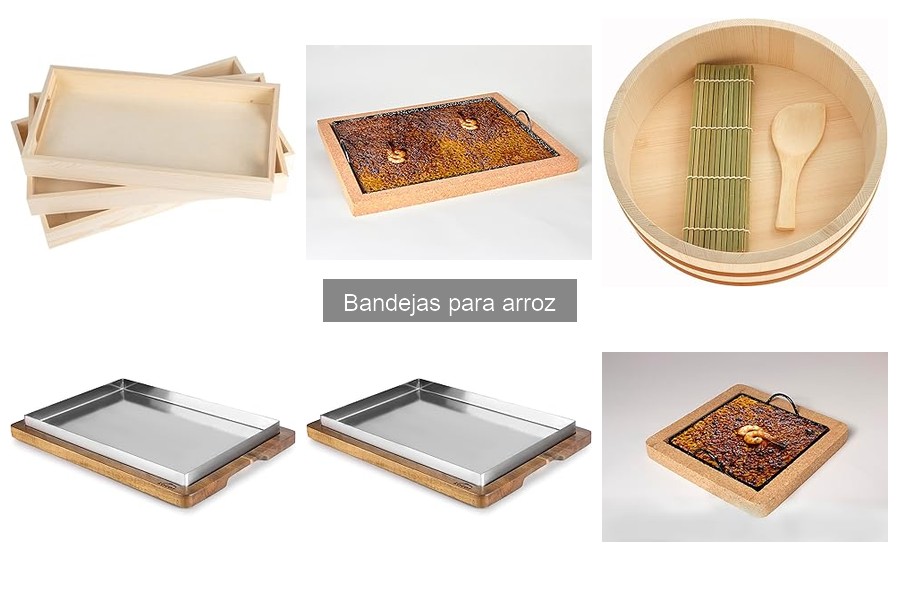 Comparativa de materiales en bandejas para arroz