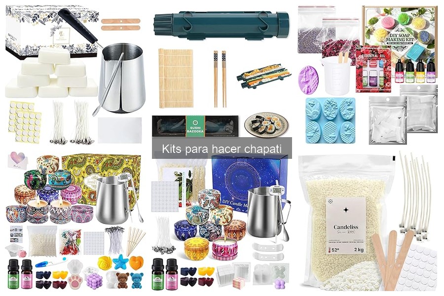 Comparativa de materiales en kits para hacer chapati