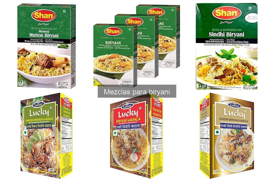 Comparativa de Mejores Mezclas para Biryani en 2023