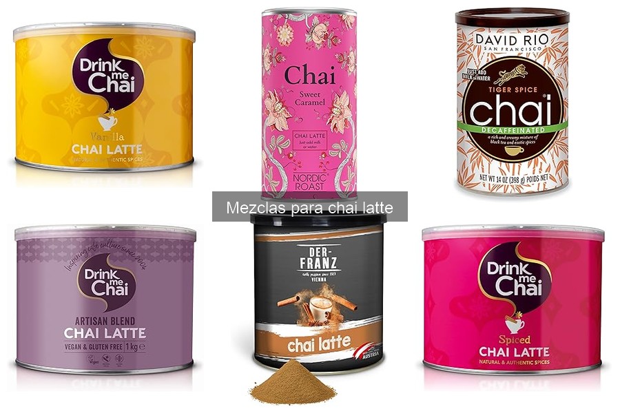 Comparativa de mejores mezclas para chai latte en 2023
