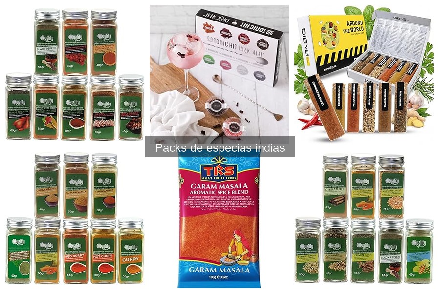Comparativa de Packs de Especias Indias: Calidad y Precio