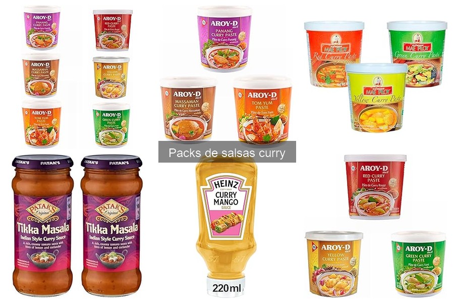 Comparativa de Packs de Salsas Curry: Mejores Marcas y Precios