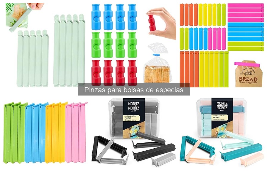 Comparativa de Pinzas para Bolsas de Especias: Mejores Opciones