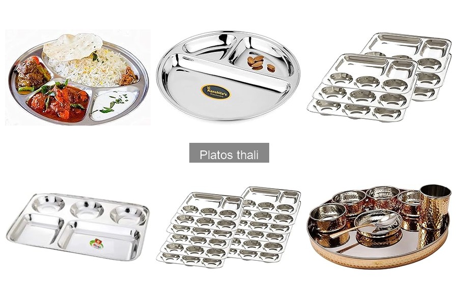 Comparativa de Platos Thali Vegetarianos vs No Vegetarianos