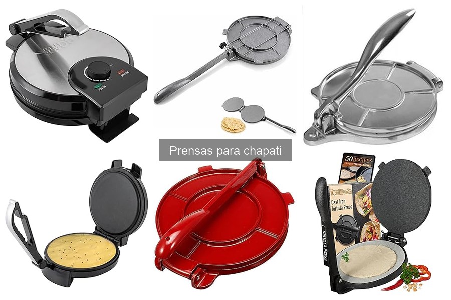 Comparativa de prensas para chapati: calidad y precio