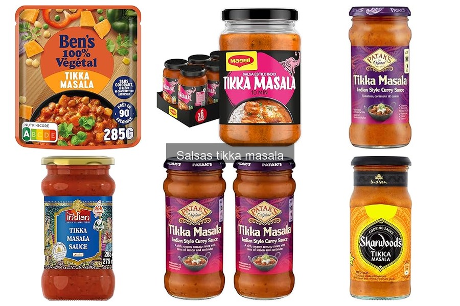 Comparativa de Salsas Tikka Masala por Nivel de Picante