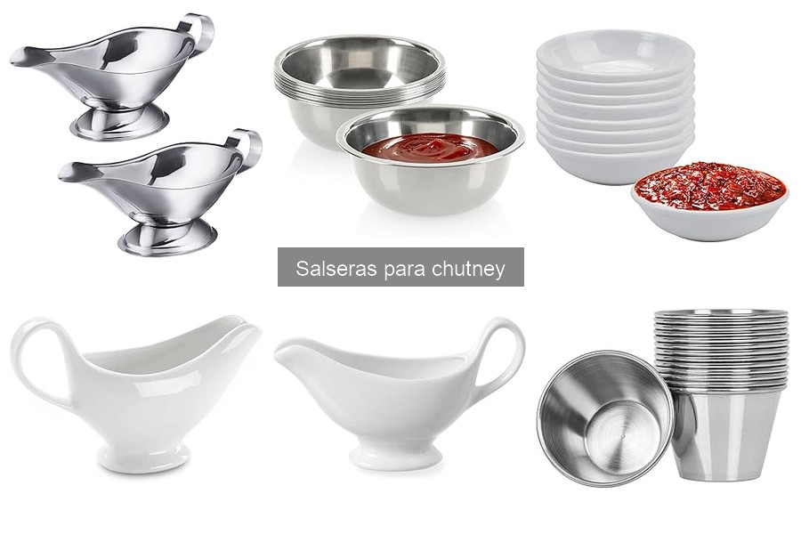 Comparativa de Salseras para Chutney: Cerámica, Vidrio y Acero