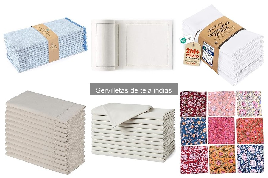 Comparativa de Servilletas de Tela Indias y Otras Culturas