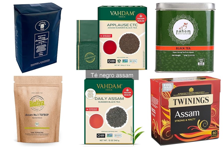Comparativa de Té Negro Assam vs. Otros Tés Negros