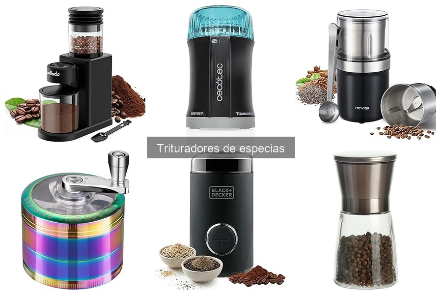 Comparativa de Trituradores Manuales y Eléctricos de Especias