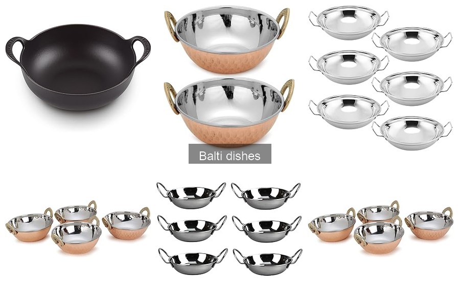 Comparativa de utensilios para cocinar Balti en casa