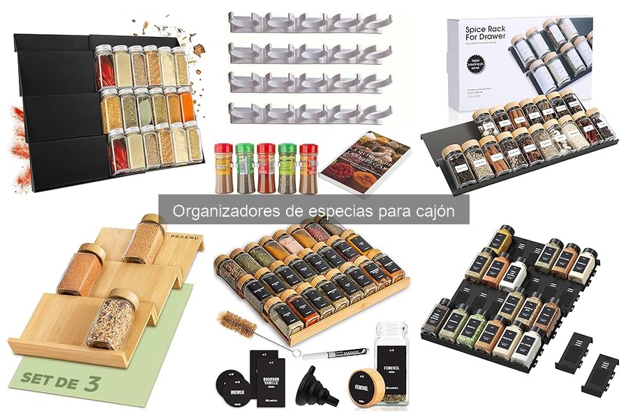 Comparativa: Organizadores de especias vs Estantes de especias