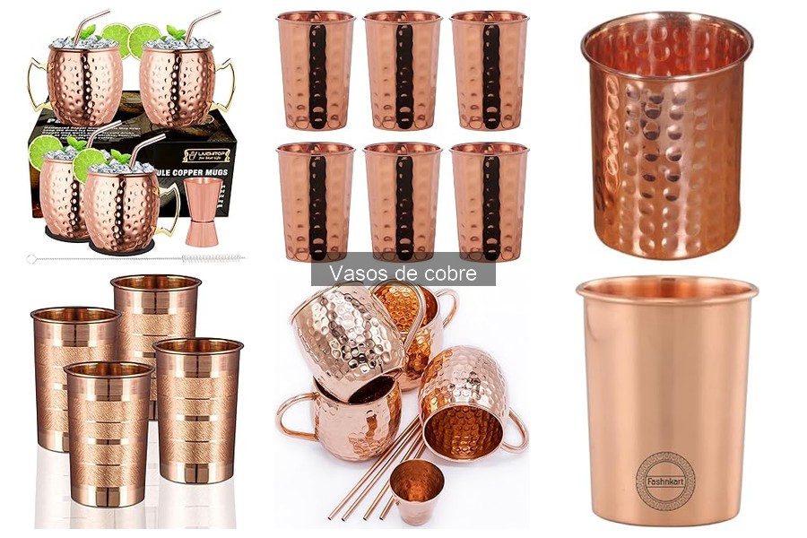 Comparativa: Vasos de Cobre vs Vidrio y Acero Inoxidable