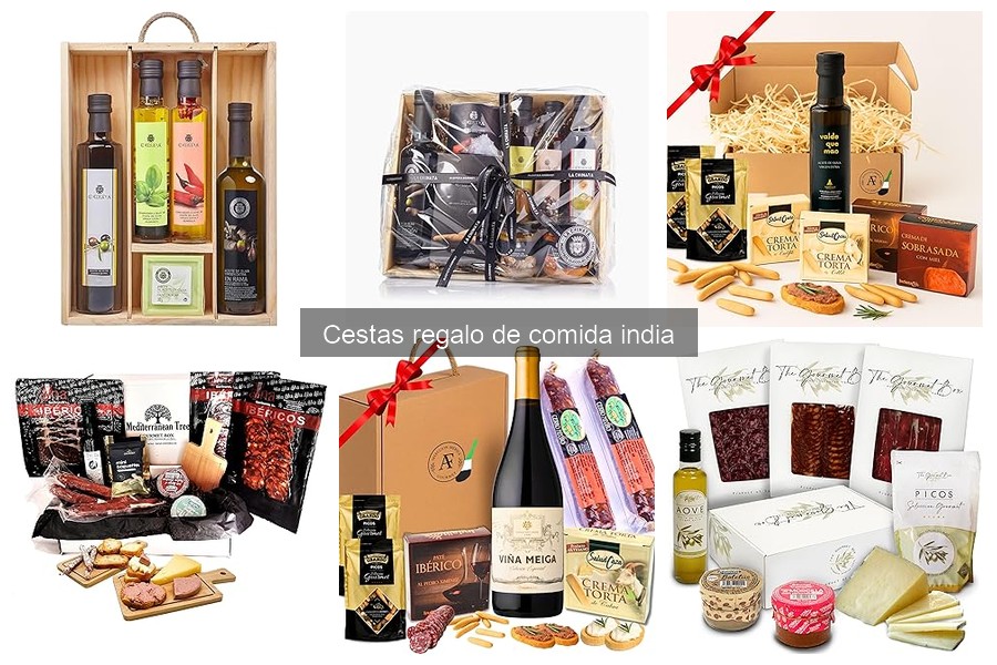 Crea una cesta regalo de comida india personalizada
