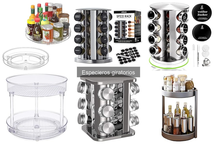 ¿Cuánto cuesta un especiero giratorio y dónde comprarlo?
