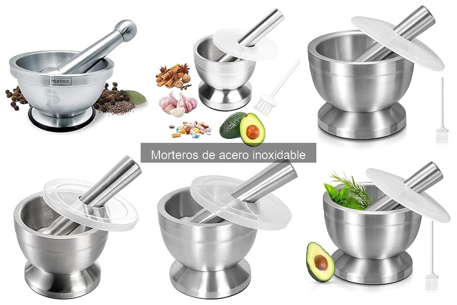 Cuidados y mantenimiento de morteros de acero inoxidable