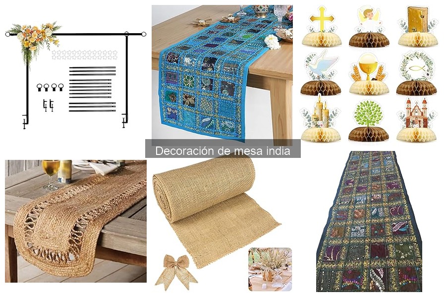 Decoración de mesa india: características y elementos clave