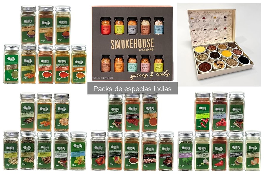 Descubre los beneficios de los packs de especias indias