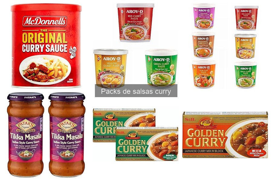 Descubre qué son los packs de salsas curry