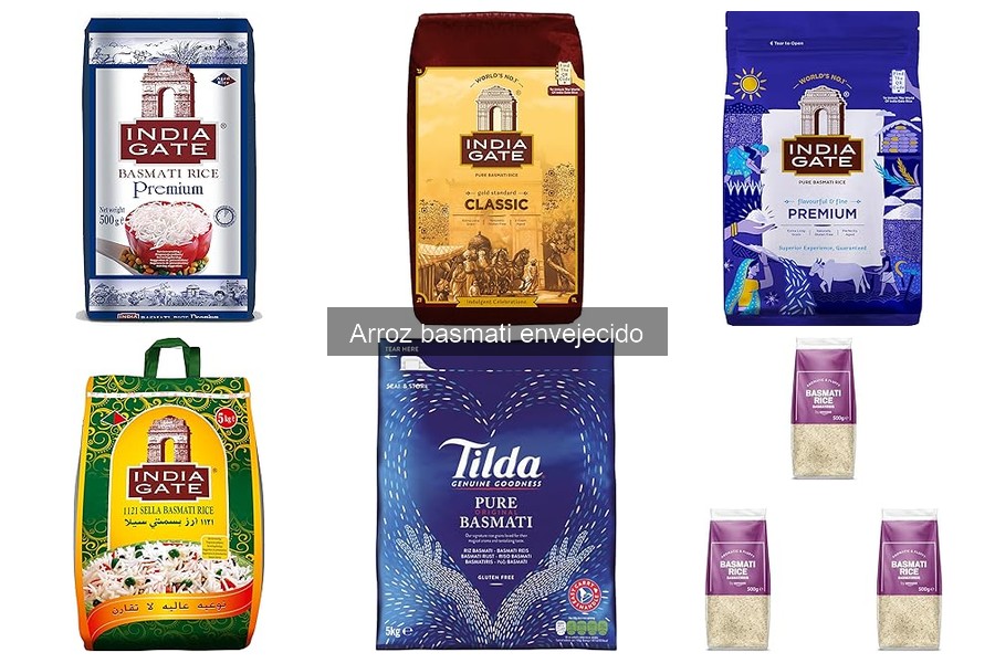Diferencias entre arroz basmati envejecido y arroz común