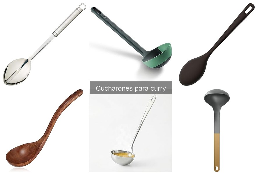 Diferencias entre cucharón para curry y estándar