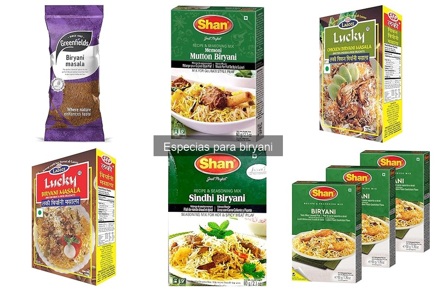 Diferencias entre especias enteras y molidas para biryani