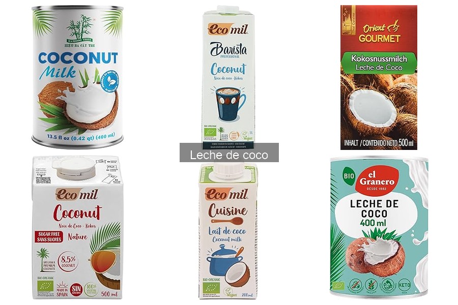 Diferencias entre leche de coco y crema de coco