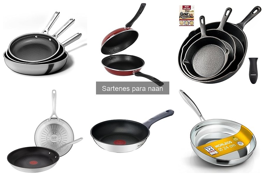Diferencias entre sartenes para naan y sartenes comunes