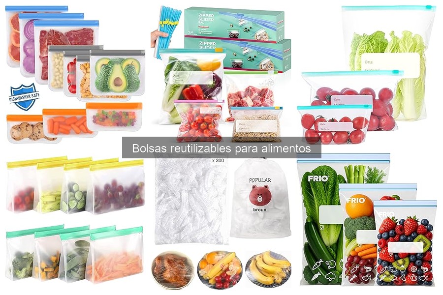 Dónde comprar bolsas reutilizables para alimentos