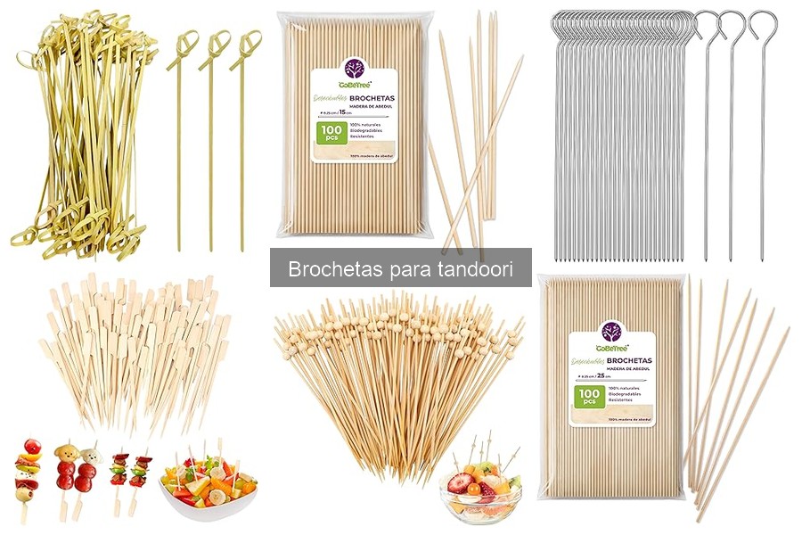 Dónde comprar brochetas para tandoori online: mejores opciones