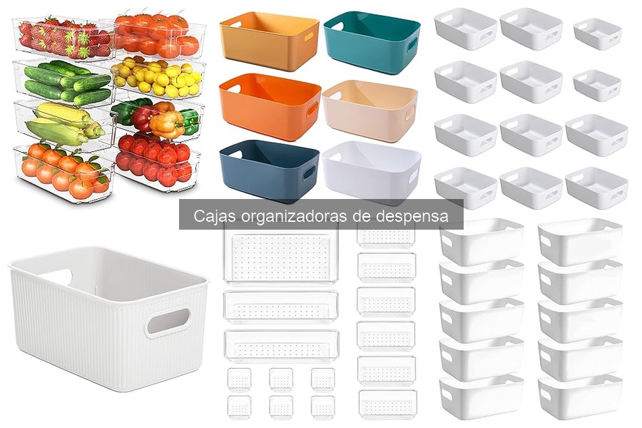Dónde comprar cajas organizadoras de despensa y precios
