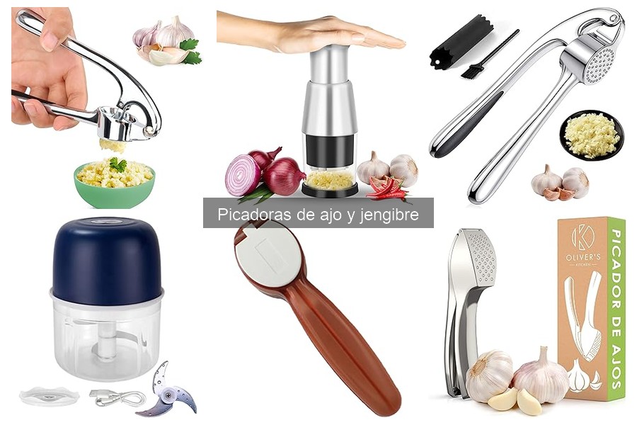 Dónde comprar picadoras de ajo y jengibre en línea y tiendas