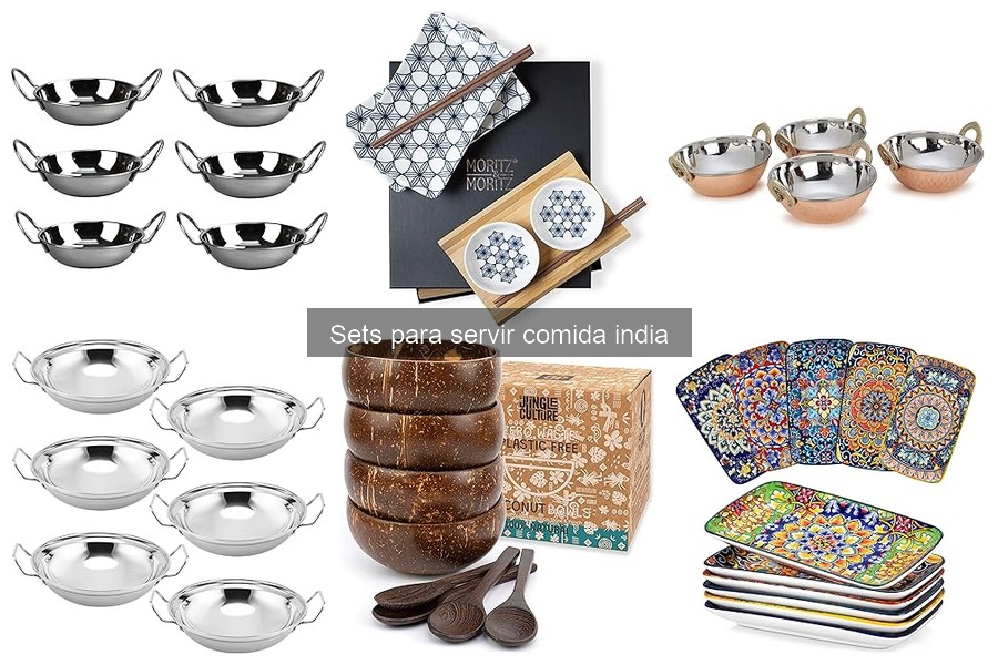 Dónde comprar sets para servir comida india a buen precio
