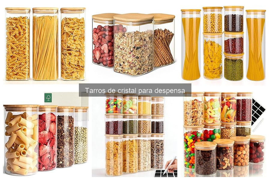Dónde comprar tarros de cristal para despensa: Mejores opciones