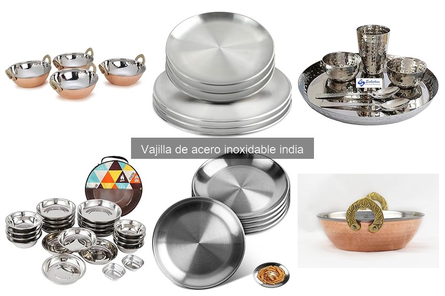 ¿Dónde comprar vajilla de acero inoxidable india?