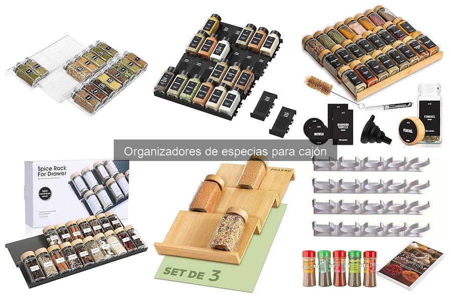 Errores comunes al usar organizadores de especias para cajón