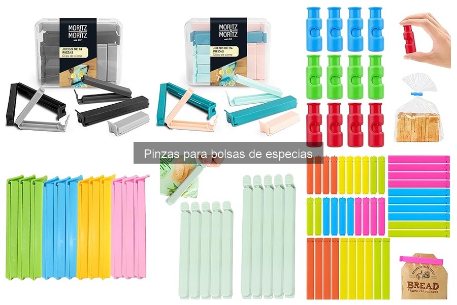 Errores comunes al usar pinzas para bolsas de especias