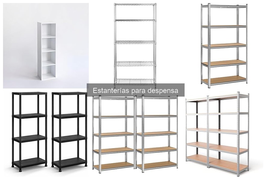 Estanterías para despensa que optimizan el espacio vertical