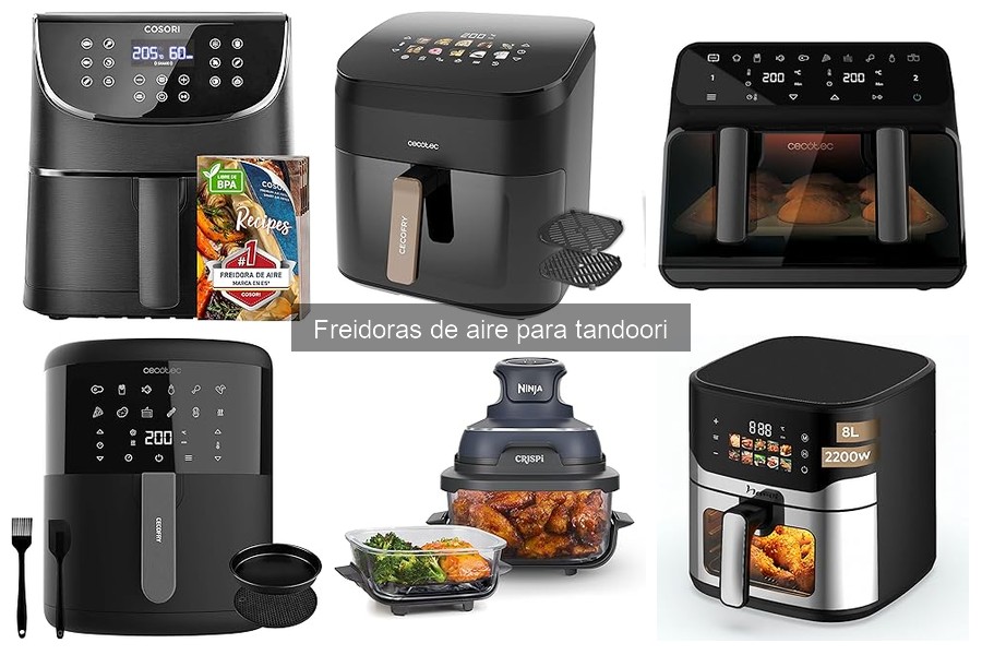 ¿Freidora de aire tandoori o convencional? Comparativa