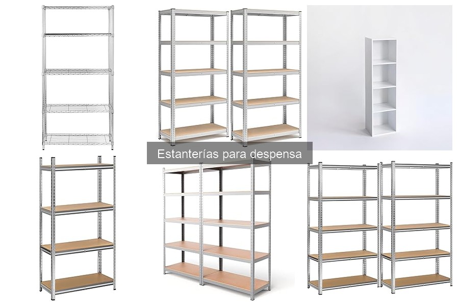 Funcionalidades útiles de estanterías para despensa en la cocina