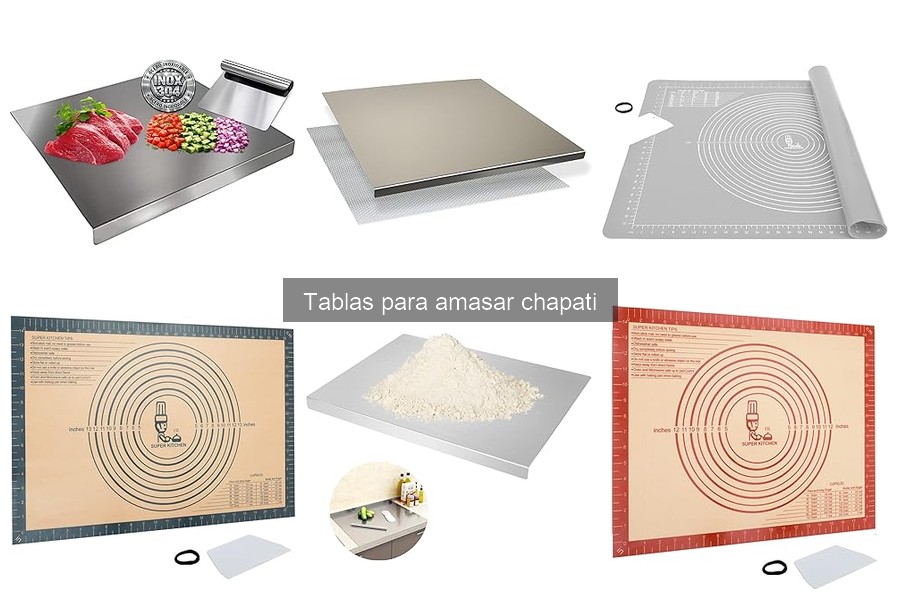 Guía de compra: Mejores tablas para amasar chapati